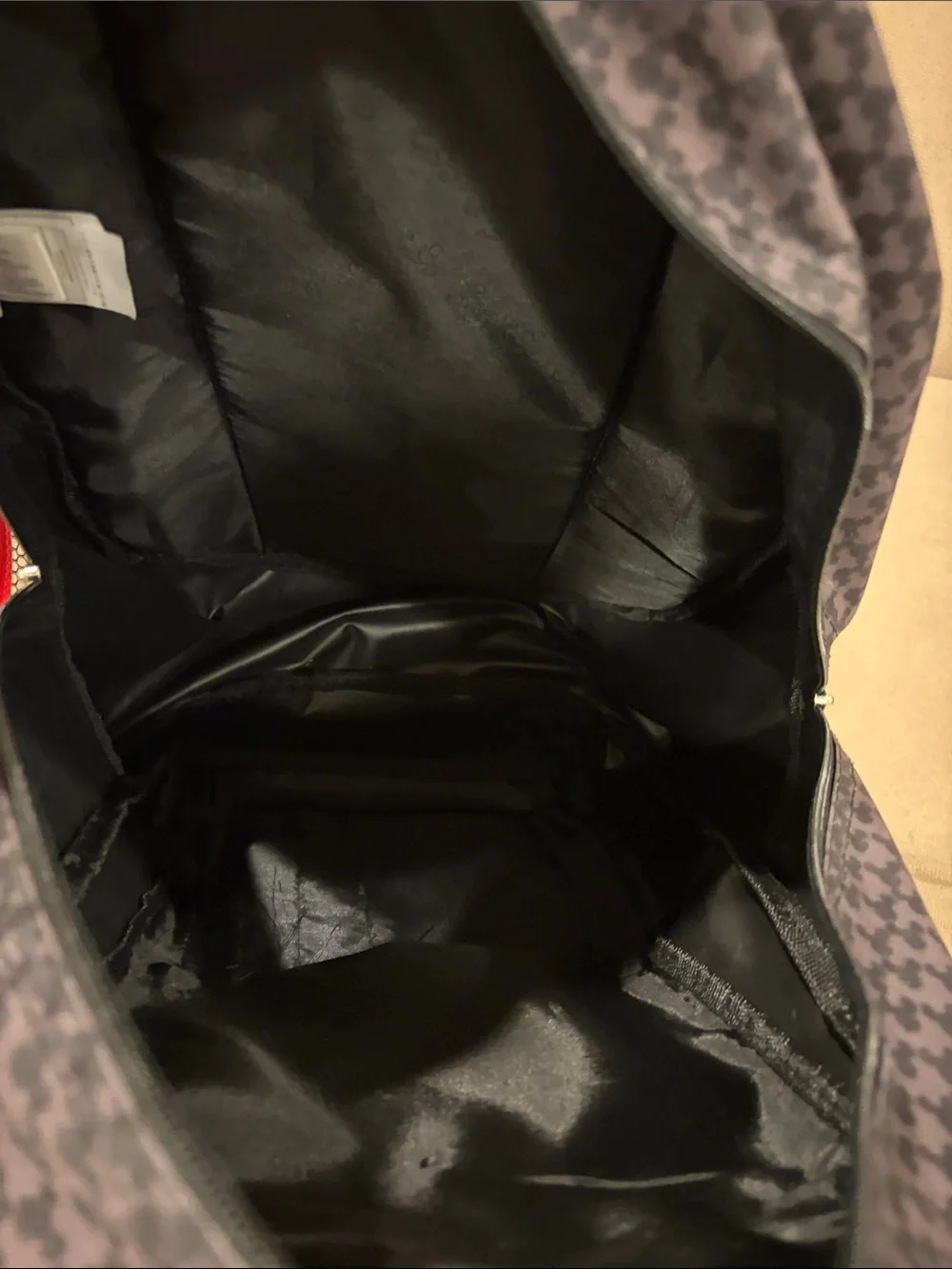 Disney Black & Dark Gray Mickey Mouse Backpack with Red Accents